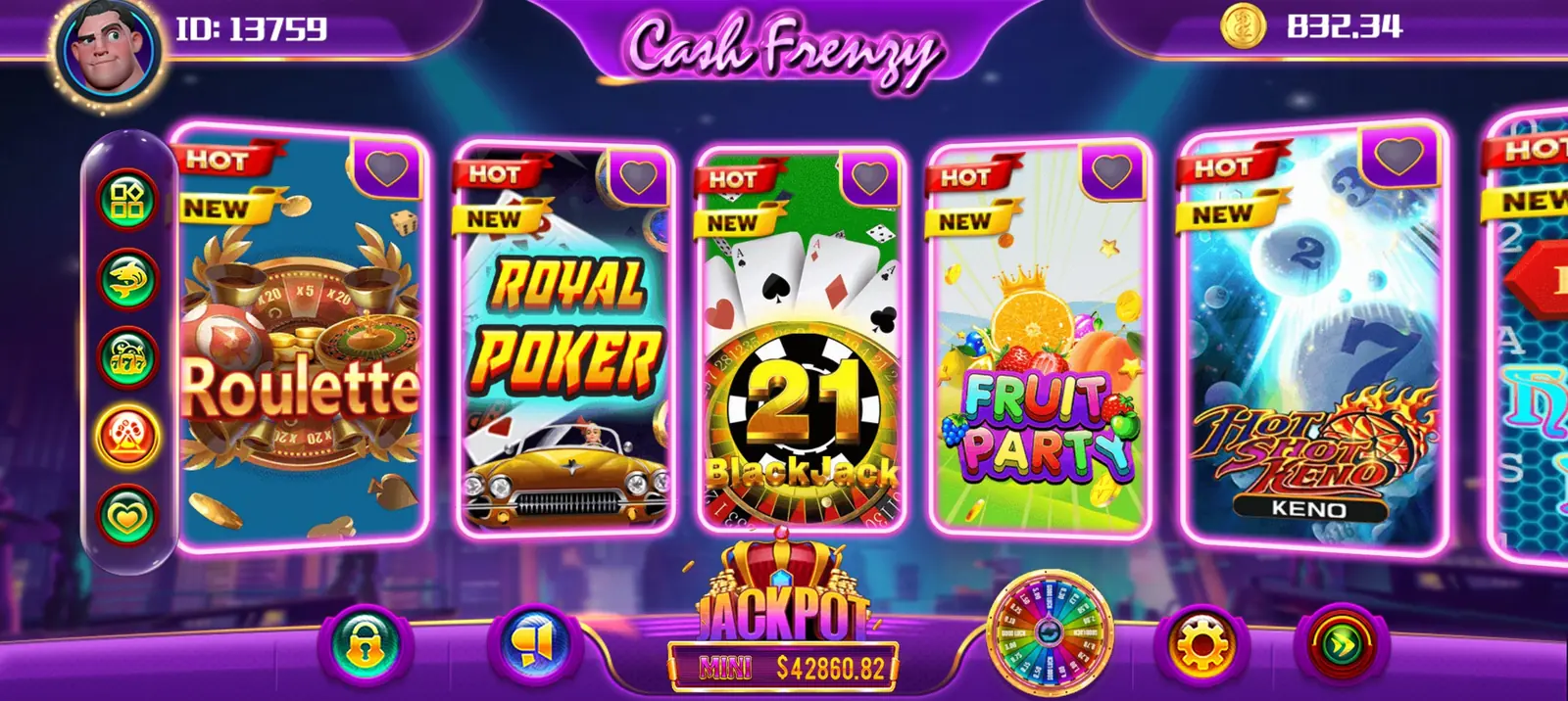 Cash Frenzy game screenshot 1
