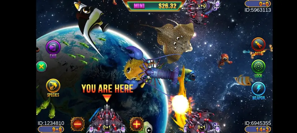 Fire Kirin fish game screenshot