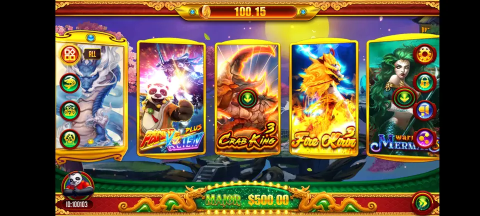 Panda Master game lobby that a new Panda Master agent sets up for players
