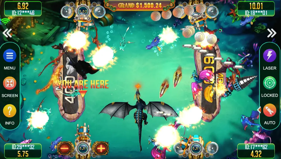 Panda Master fish game played by customers of a Panda Master agent