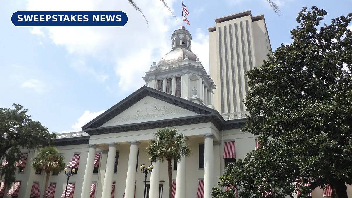 Florida’s Historic Capitol with the State Capitol tower behind it in Tallahassee